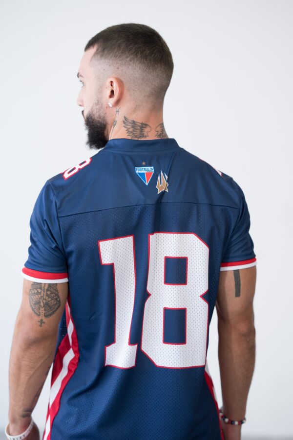 Camisa Futebol Americano Fortaleza Tritões 2024 - Azul Masculina - Image 2